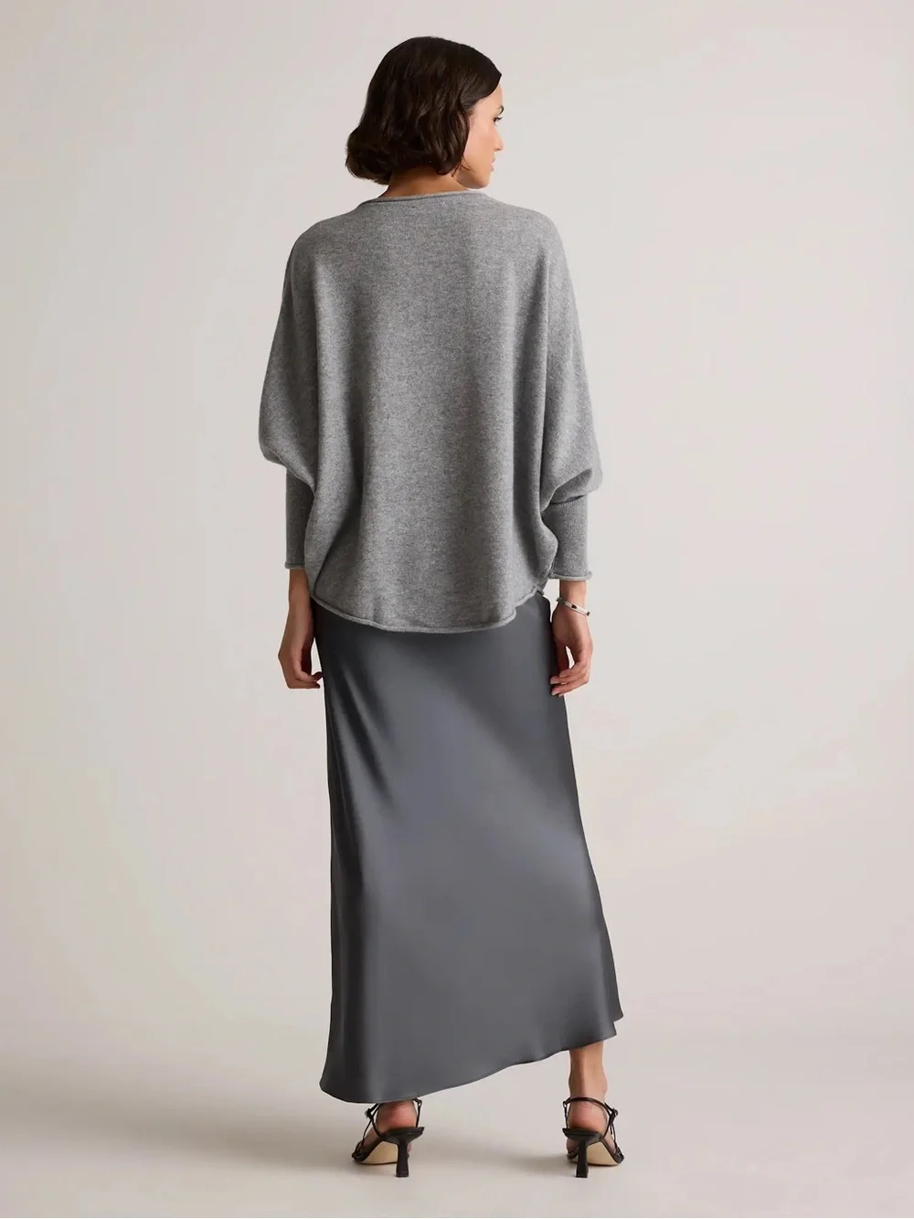 Quince Mongolian Cashmere Batwing Sweater Size S/M - Picture 7 of 9